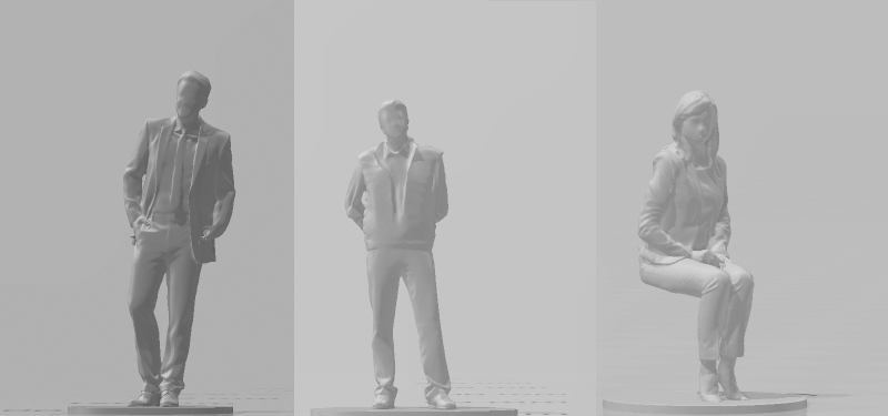 🏛️ People Person architecture model 3D STL for model・ STL File for ・Cults